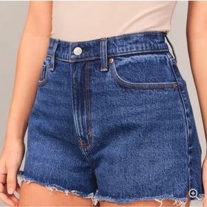 Abercrombie & Fitch Curve Love High Rise Mom Shorts